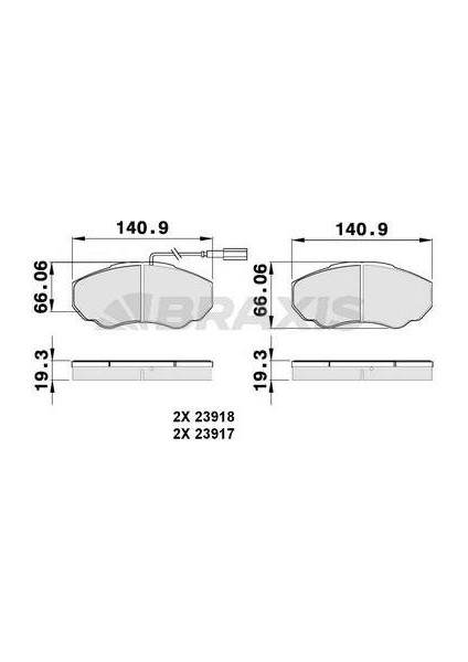Ön Fren Balatası Boxer Ducato Jumper 2.0hdı 2.0ı 2.2hdı 14Q 02 06