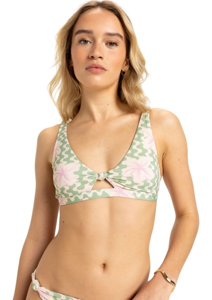 Hibiscus Daze Elong Tri Bra Kadın Bikini Üstü