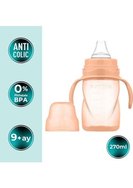 Elite Damlatmaz Eğitici Kulplu Bardak, 270 Ml, Powder Blush, 9 Ay 1 Adet 1 Adet fiyatları