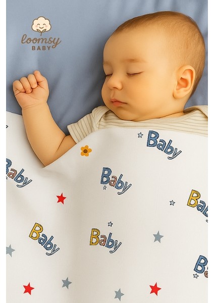 Babyland Müslin Bebek Örtüsü – Pamuk, Hafif, Nefes Alan, Oeko- Tex Sertifikalı Örtü