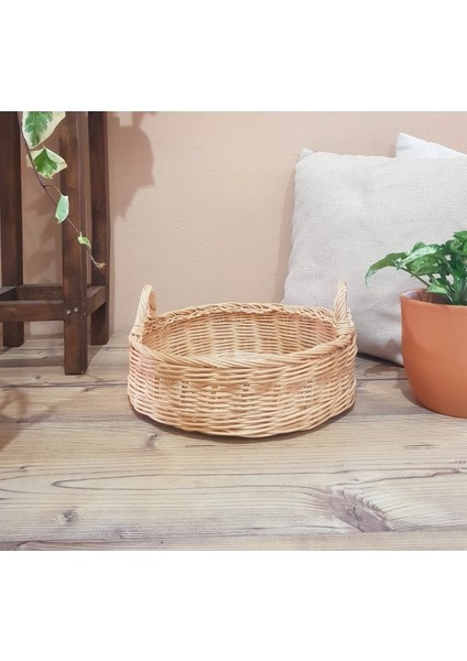 Elite Rattan Örme Saplı Sepet 1 Adet modelleri