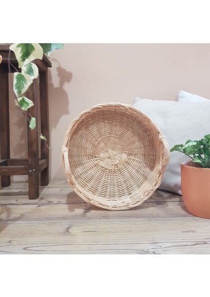 Elite Rattan Örme Saplı Sepet 1 Adet fırsatları