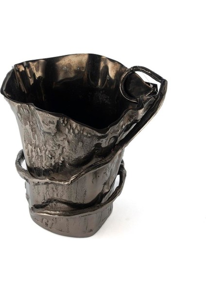 Elite Gümüş Siyah Kovası 32X27X34CM 1 Adet