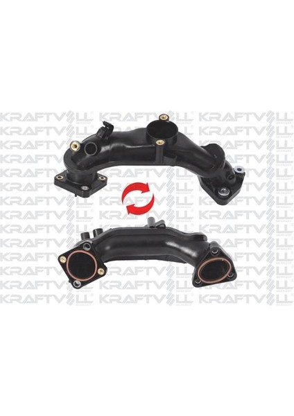 Emme Manıfold Gırıs Borusu Focus Iıı 11>peugeot 207 / 208 / 301 / 308 / 2008 / 508 1.6 Hdı Peugoet 3