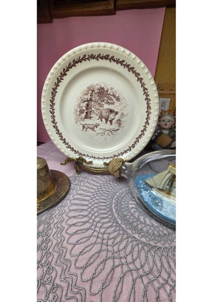 Elite Villeroy&boch Porselen Yaban Hayatı Temalı Duvar Tabakları 28 cm 1 Adet