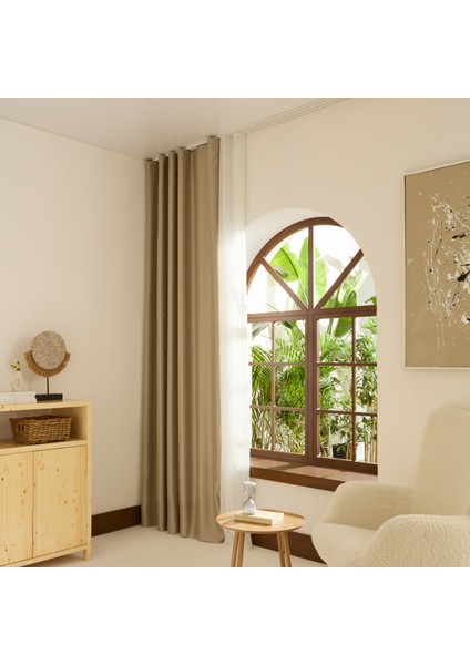 Harper Star Blackout Koyu Taş Perde 150x270 cm