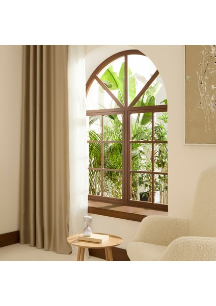 Harper Star Blackout Koyu Taş Perde 150x270 cm modelleri