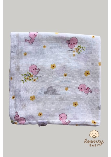 Little Pink Wings Müslin Bebek Örtüsü – Pamuk, Hafif, Nefes Alan, Oeko- Tex Sertifikalı Örtü fiyatları