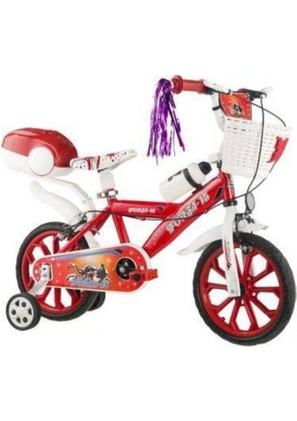 Forza 15 Jant Kırmızı Lüx Çocuk Bisikleti ( 4-5-6-7 Yaş Uygundur.)