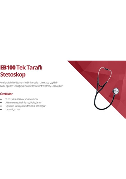 EB100 Tek Taraflı Stetoskop fiyatları