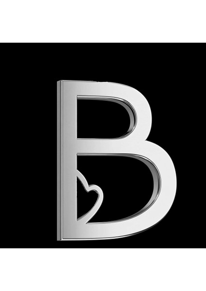 925 Ayar Gümüş Kolye Harf B SM6008