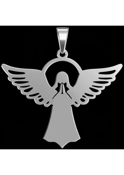 925 Ayar Gümüş Kolye Melek SM5987
