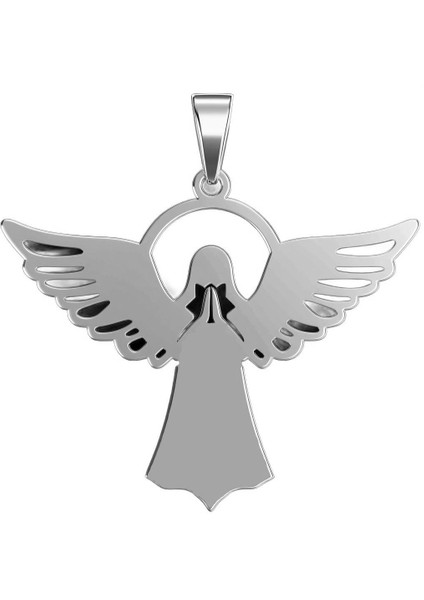 925 Ayar Gümüş Kolye Melek SM5987 fiyatları