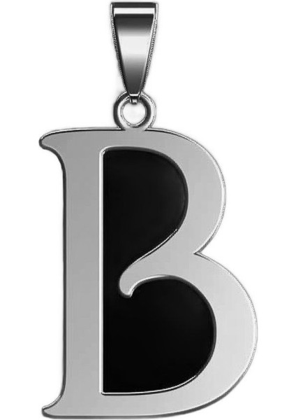 925 Ayar Gümüş Kolye Harf B SM6018 fiyatları