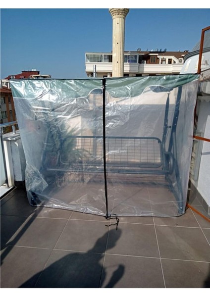 245X125 Salıncak Koruma Örtüsü Şeffaf