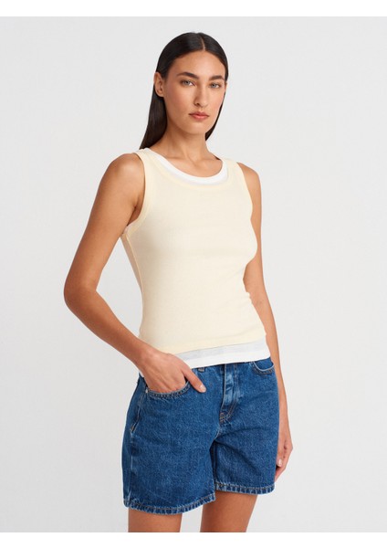 31870 Çift Katlı Top-Açık Sarı