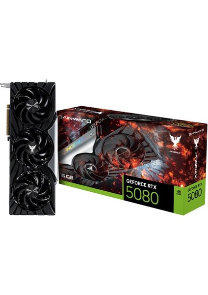 Gaınward Geforce RTX5080 Phoenıx V1 16GB Gddr7 256BIT Gaming (Oyuncu) Ekran Kartı