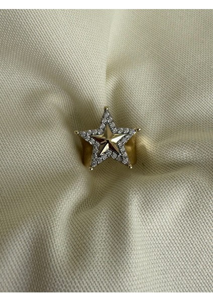 Taşlı Yıldız Ayarlanabilir Yüzük fırsatları