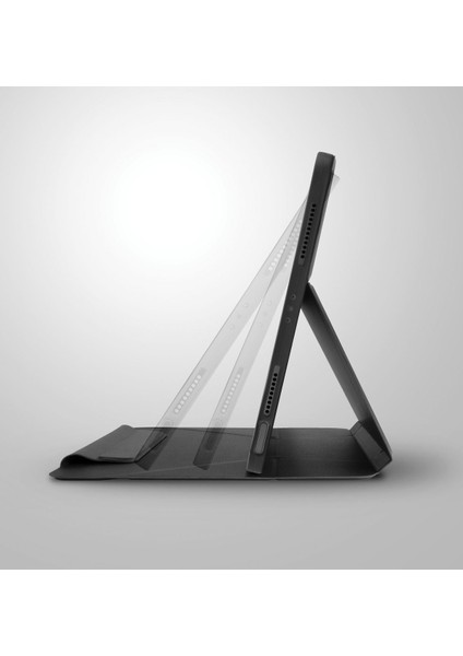 iPad Pro 11 (2024) M4 Çip Tablet Kılıf Ryze Serisi Standlı 360º Dönme Özellikli Katlanabilir Tasarım fırsatları