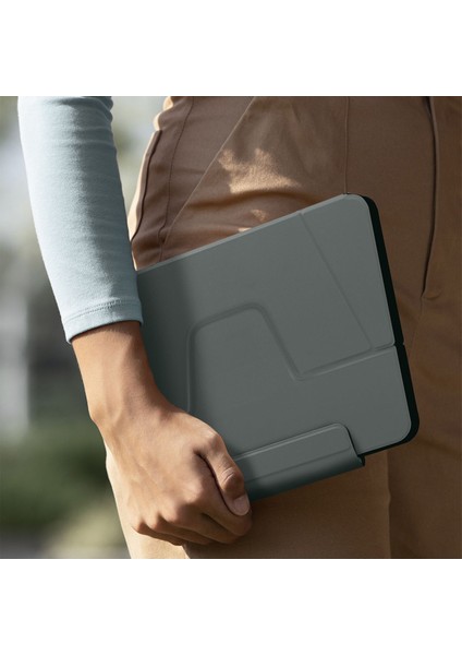 iPad Pro 11 (2024) M4 Çip Tablet Kılıf Ryze Serisi Standlı 360º Dönme Özellikli Katlanabilir Tasarım indirimleri