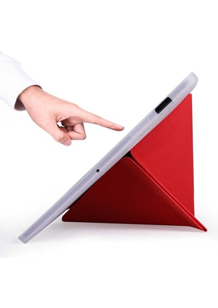 Apple Ipad Uyumlu 10.2 Inc 9. Nesil Kılıf Kalemlikli Premium Standlı Katlanabilir Kılıf Trifolding modelleri