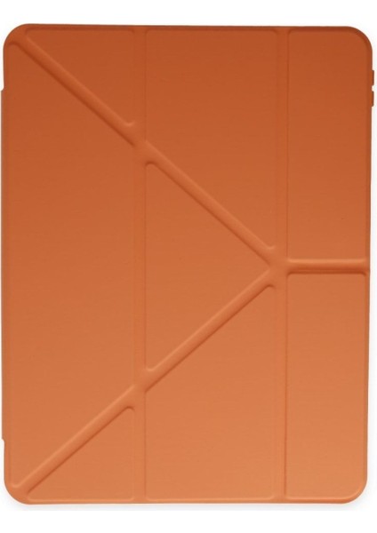 Samsung Galaxy Tab S6 Lite P610 Uyumlu Origami Kalem Bölmeli Trifolding Yumuşak Silikon Kılıf modelleri