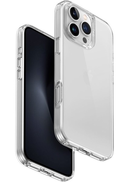 Iphone 16 Pro Max Kılıf Air Fender Serisi (Airogroove™) Koruyucu Şeffaf Kılıf