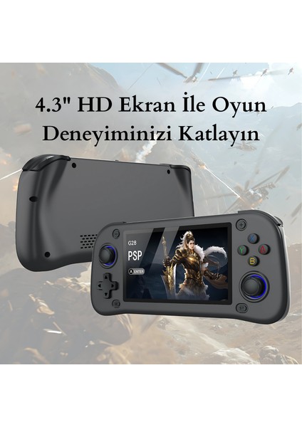G28 Mini Oyun Kolu, Modern Tasarım, Güçlü Işlemci, Kolay Kullanım