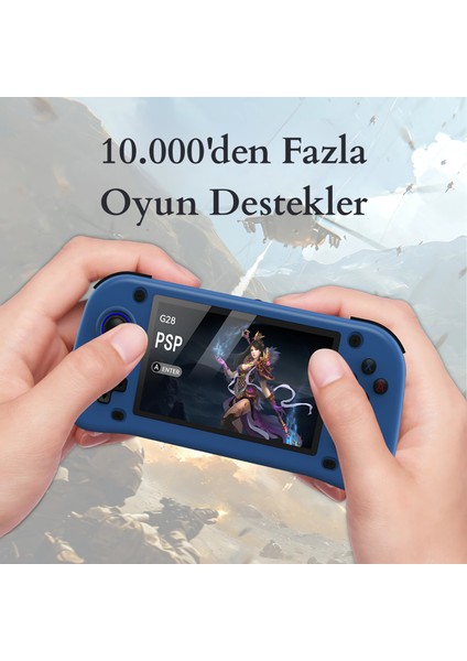 G28 Mini Oyun Kolu, Modern Tasarım, Güçlü Işlemci, Kolay Kullanım