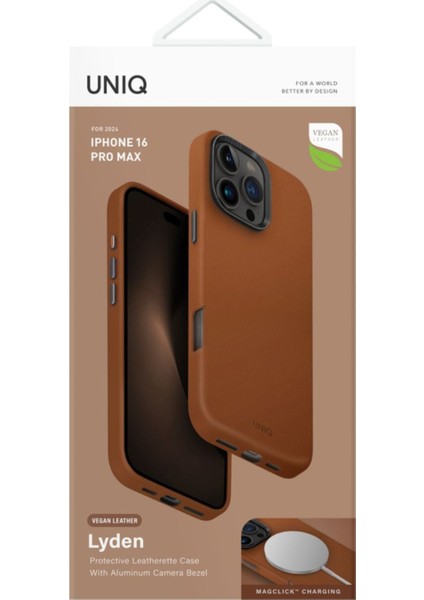 Iphone 16 Pro Max Kılıf Lyden Serisi Deri Kaplama Magsafe Özellikli (Magclick™) Premium Kılıf indirimleri