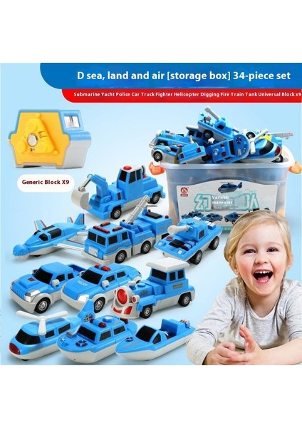 Erkek Çocuklar Için Manyetik Büyük Yapı Taşı Oyuncakları Eğitici Montaj Transformers Robotu (Yurt Dışından)