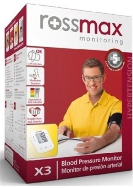 Rossmax X3 Tansiyon Ölçüm Cihazı