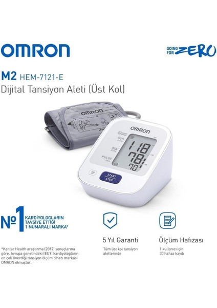 Koldan Ölçmeli Tansiyon Aleti M2