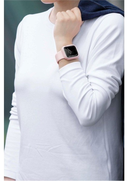 Apple Watch 41MM Kasa Koruyucu Moduo Serisi Değiştirilebilir 2'li Çerçeve modelleri