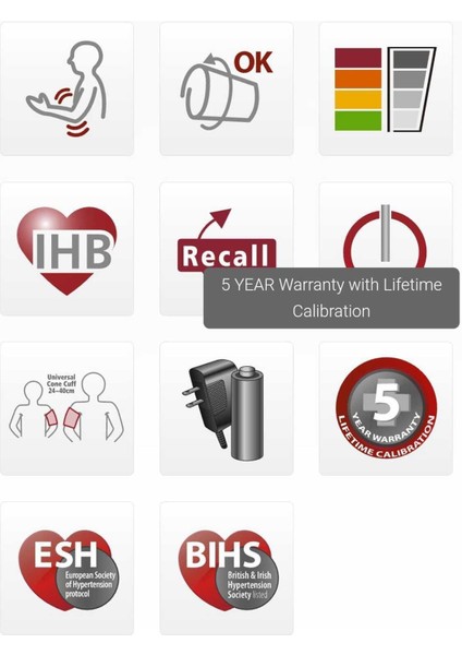 İsviçre Tasarım Kol Tipi Dijital Tansiyon Ölçme Cihazı Geniş lcd Ekran Düzensiz Kalp Atımı Algılaması