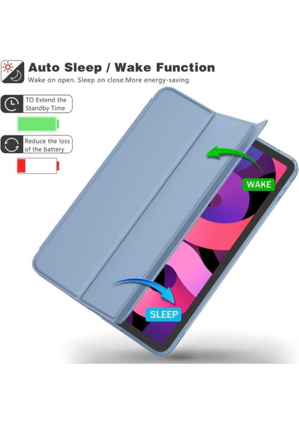 Ipad Air 11 10.9 Inç Uyumlu Air 4 5 6 2020 2022 2024 Kılıf Kapaklı Uyku Modlu Standlı Smart Akıllı fırsatları