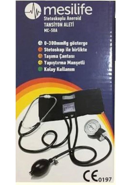 Steteskoplu Aneroid Manuel Tansiyon Aleti