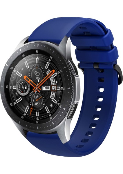 Huawei Watch Gt2 46MM ile Uyumlu Yumuşak Dokulu Soft Renk Silikon Kordon Kayış