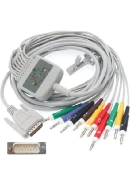 10 Lead EKG Kablo Seti, Sağlam ve Güvenilir Sağlık Takip Malzemesi