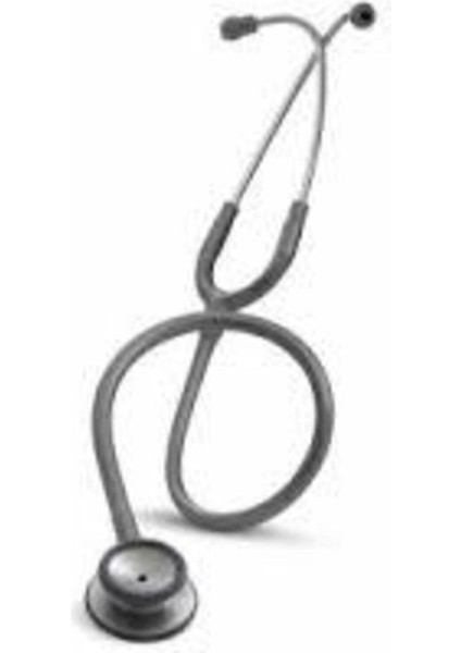 Çift Taraflı Klasik Stetoskop-Steteskop-Littmann Muadil-Paslanmaz-Gri