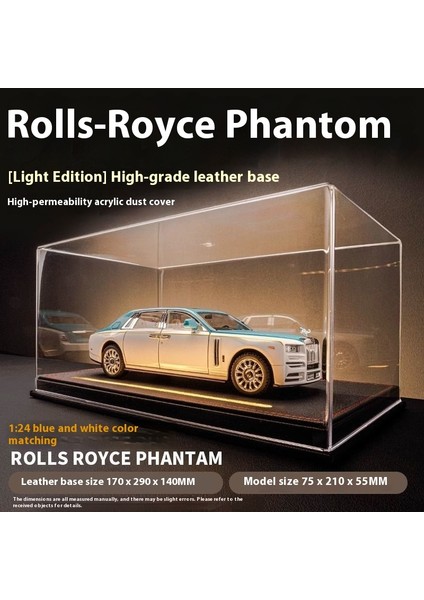 Rolls Royce Alaşımlı Simülasyon Araba Modeli Süs Eşyaları Oyuncak Koleksiyon (Yurt Dışından)