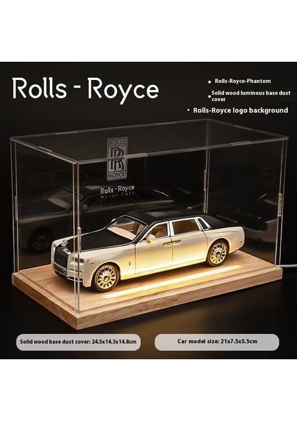 Rolls Royce Alaşımlı Simülasyon Araba Modeli Süs Eşyaları Oyuncak Koleksiyon (Yurt Dışından)