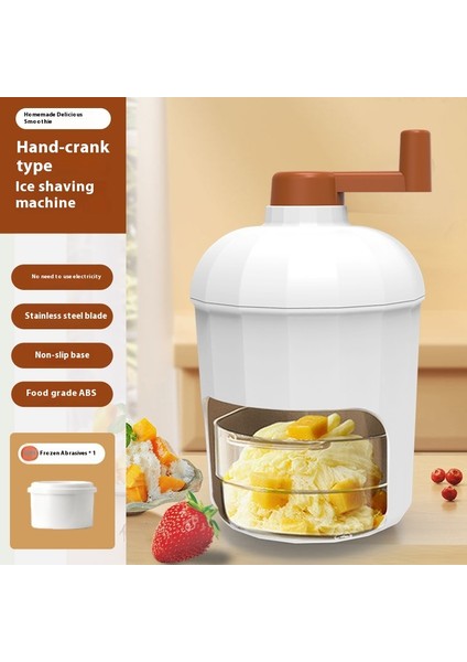 Smoothie El Krank Buz Kırıcı Smoothie Makinesi Ev Küçük Manuel Buz Kırıcı (Yurt Dışından)