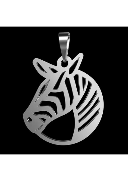 925 Ayar Gümüş Kolye Zebra SM5830