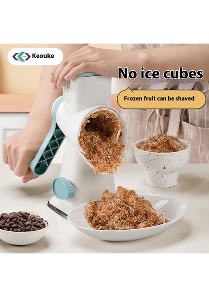 Smoothie El Krank Buz Kırıcı Smoothie Makinesi Ev Küçük Manuel Buz Kırıcı (Yurt Dışından)