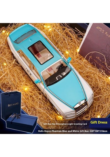 Rolls Royce Alaşımlı Simülasyon Araba Modeli Süs Eşyaları Oyuncak Koleksiyon (Yurt Dışından)