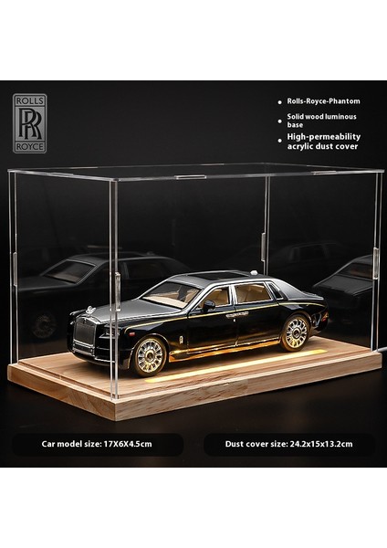Rolls Royce Alaşımlı Simülasyon Araba Modeli Süs Eşyaları Oyuncak Koleksiyon (Yurt Dışından)
