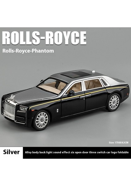 Rolls Royce Alaşımlı Simülasyon Araba Modeli Süs Eşyaları Oyuncak Koleksiyon (Yurt Dışından)
