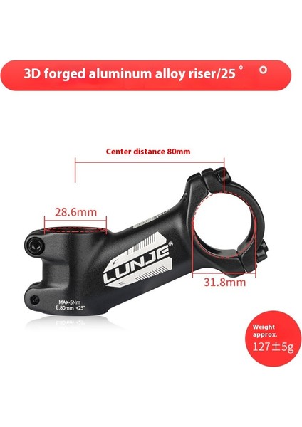 Dağ Bisikleti Gidon Yükseltici Yükseltici Speedway Kısa Gidon 31.8 * 45MM Bisiklet Aksesuarları (Yurt Dışından)