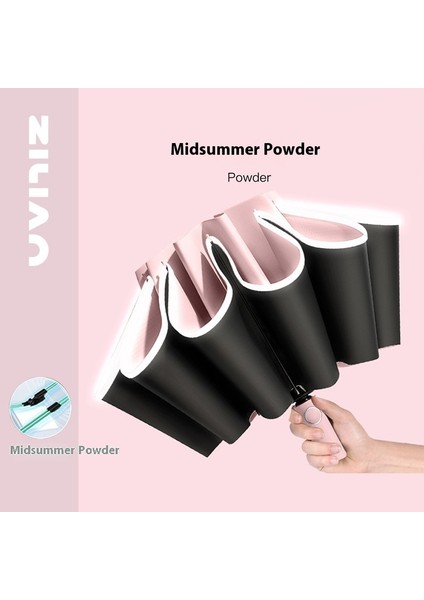 Şemsiye Katlanır Otomatik Şemsiye Vinil Güneşlik Güneş Kremi Güneşli Şemsiye Güneş Şemsiyesi (Yurt Dışından)